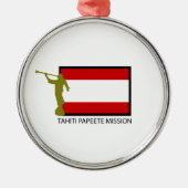 TAHITI PAPEETE MISSIE LDS CTR METALEN ORNAMENT (Voorkant)