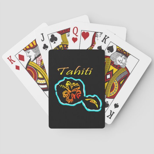 TAHITI POKERKAARTEN (Achterkant)