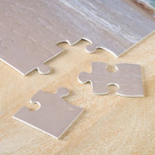 Tahiti Sand Beach Blue Sky Palm Trees Legpuzzel (Zijkant)