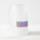 Tahiti Sign Thunder_Cove Matglas Bierpul (Voorkant links)