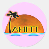 Tahiti Sticker (Voorkant)