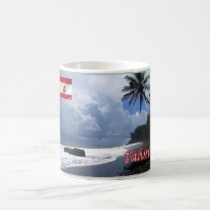 Tahiti - Strand - Frans-Polynesië - Koffiemok