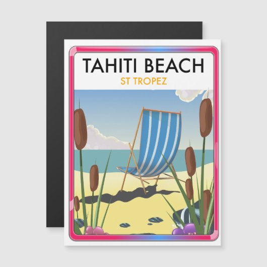 Tahiti strand st tropez (Voorkant / Achterkant)