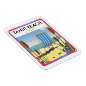 Tahiti strand st tropez magneet (Rechterzijde)