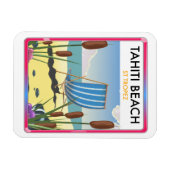 Tahiti strand st tropez magneet (Horizontaal)