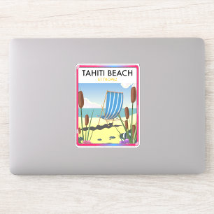 Tahiti strand st tropez sticker
