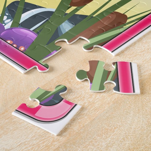 Tahiti strand te tropez legpuzzel (Zijkant)