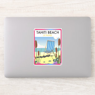 Tahiti strand te tropez sticker