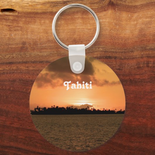 Tahiti Sunset Sleutelhanger (Voorkant)