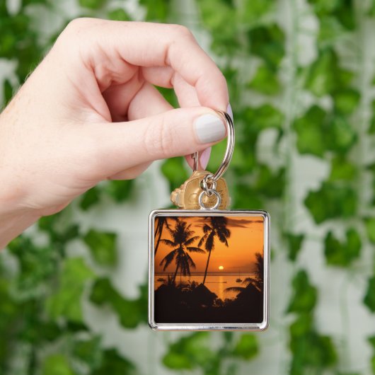 tahiti sunset sleutelhanger (Hand)