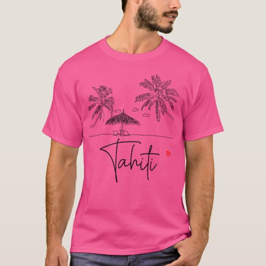 Tahiti T-shirt (Voorkant)