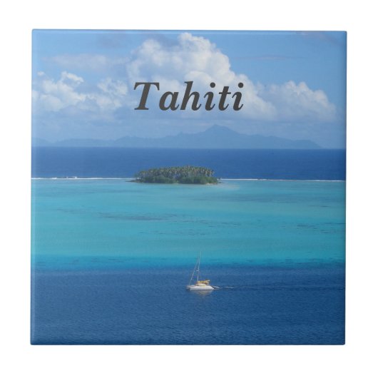 Tahiti Tegeltje (Voorkant)
