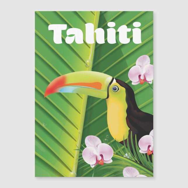 Tahiti Toekan reisprint (Voorkant)