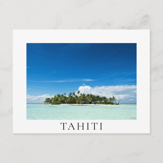 Tahiti, tropical island in the pacific briefkaart (Voorkant)