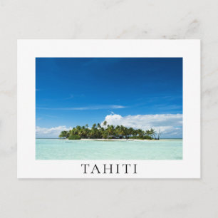 Tahiti, tropisch eiland in de Stille Oceaan Briefkaart