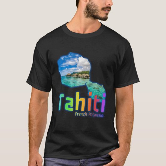 Tahiti Tropisch product Tahiti Frans Polynesië T-shirt (Voorkant)