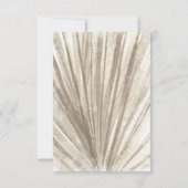 Tahiti | Tropische strandbestemming bruiloft RSVP Kaartje (Achterkant)