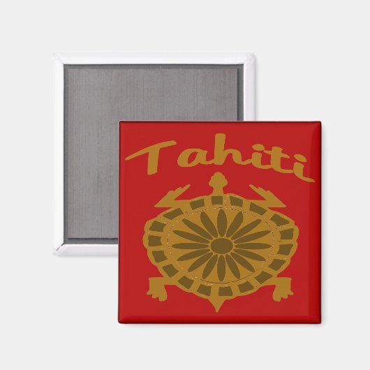 Tahiti Turtle Magneet (Voorkant / Achterkant)
