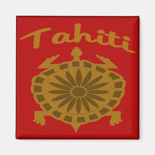 Tahiti Turtle Magneet (Voorkant)