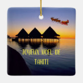 Tahiti Vacation Christmas Ornament (Achterkant)