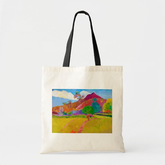 Tahitiaans Landschap, Gauguin Tote Bag (Voorkant)