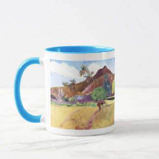 Tahitiaans landschap mok