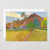 Tahitiaans landschap | Paul Gauguin (Voorkant / Achterkant)