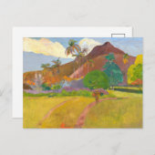 Tahitiaans landschap | Paul Gauguin Briefkaart (Voorkant / Achterkant)