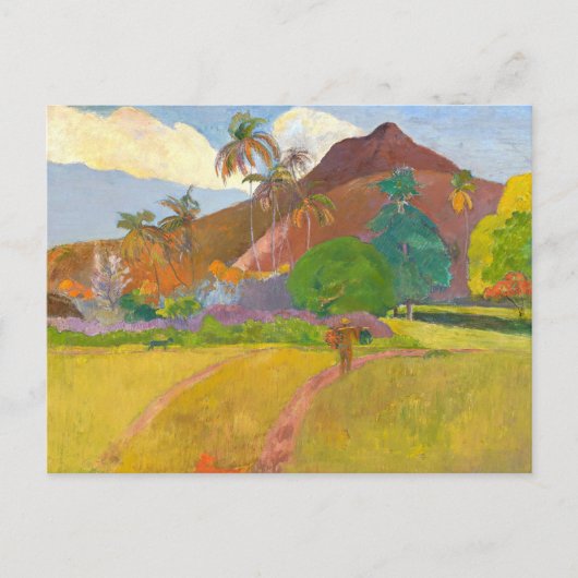 Tahitiaans landschap | Paul Gauguin Briefkaart (Voorkant)