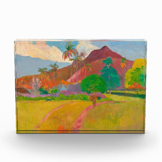 Tahitiaans landschap Paul Gauguin Post-Impressioni Fotoblokken (Voorkant)