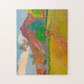 Tahitiaans landschap Paul Gauguin Post-Impressioni Legpuzzel (Verticaal)