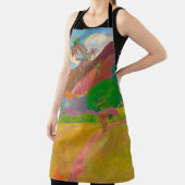 Tahitiaans landschap Paul Gauguin Post-Impressioni Schort (Insitu)