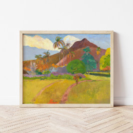 Tahitiaans landschap | Paul Gauguin Poster