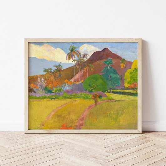 Tahitiaans landschap | Paul Gauguin Poster
