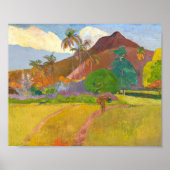 Tahitiaans landschap | Paul Gauguin Poster (Voorkant)