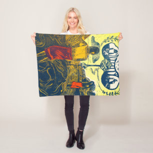 Tahitiaanse vrouwen en hond, Gauguin Fleece Deken