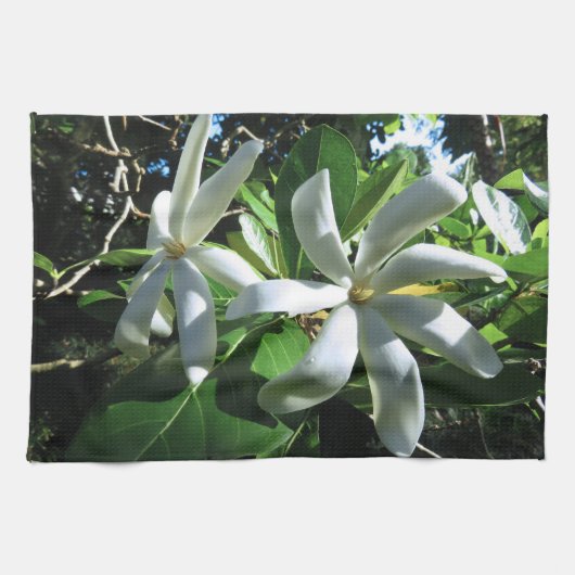 Tahitian Gardenia Theedoek (Horizontaal)