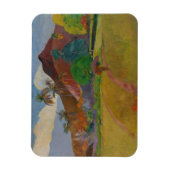 Tahitian Landscape, 1891 (olie op doek) Magneet (Verticaal)