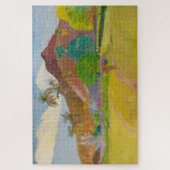 Tahitian Landscape (door Paul Gaugin) Legpuzzel (Verticaal)
