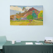 Tahitian Landscape (door Paul Gaugin) Spandoek (Beurs)