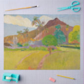 Tahitian Landscape (door Paul Gaugin) Tissuepapier (Craft)
