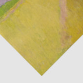 Tahitian Landscape (door Paul Gaugin) Tissuepapier (Detail)