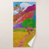 Tahitian Landscape, Gauguin Badhanddoek (Badhanddoek)