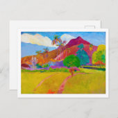 Tahitian Landscape, Gauguin Briefkaart (Voorkant / Achterkant)