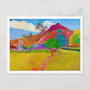 Tahitian Landscape, Gauguin Briefkaart