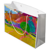 Tahitian Landscape, Gauguin Groot Cadeauzakje (Achterkant Gekanteld)