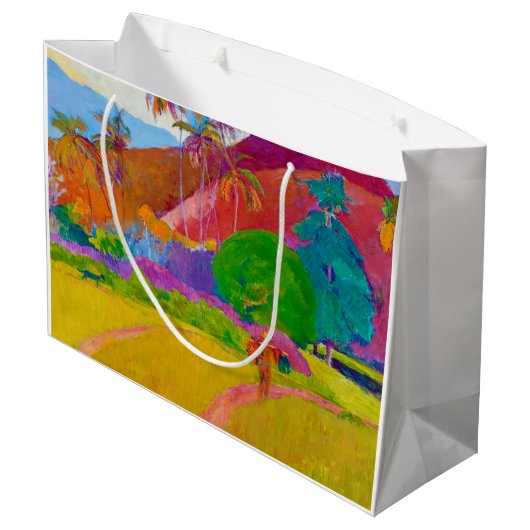 Tahitian Landscape, Gauguin Groot Cadeauzakje (Achterkant Gekanteld)