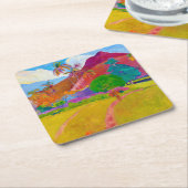 Tahitian Landscape, Gauguin Kartonnen Onderzetters (Schuin)