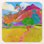 Tahitian Landscape, Gauguin Kartonnen Onderzetters (Voorkant)