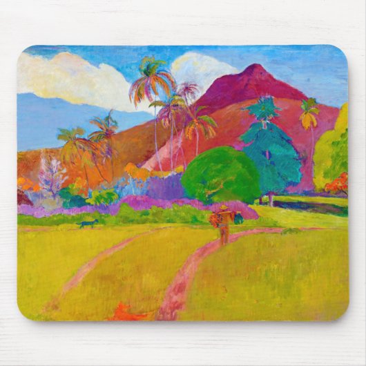 Tahitian Landscape, Gauguin Muismat (Voorkant)